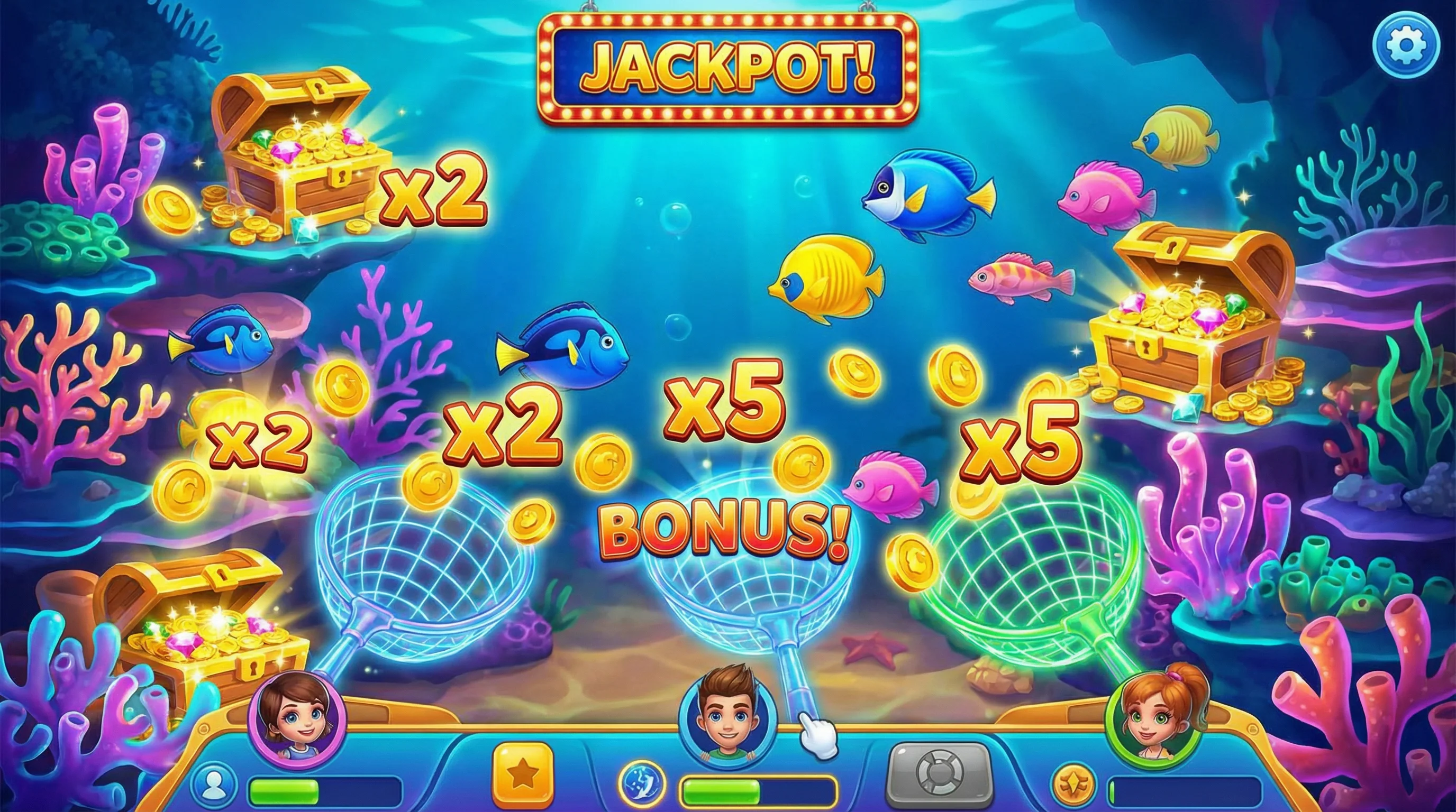 问鼎娱乐AG捕鱼游戏海底世界